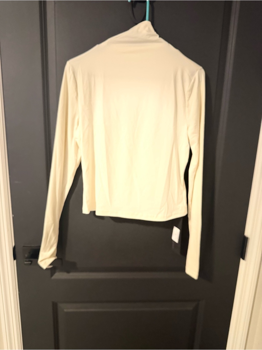 Cream Long-Sleeve Women's Top - Classic Lightweight Layer